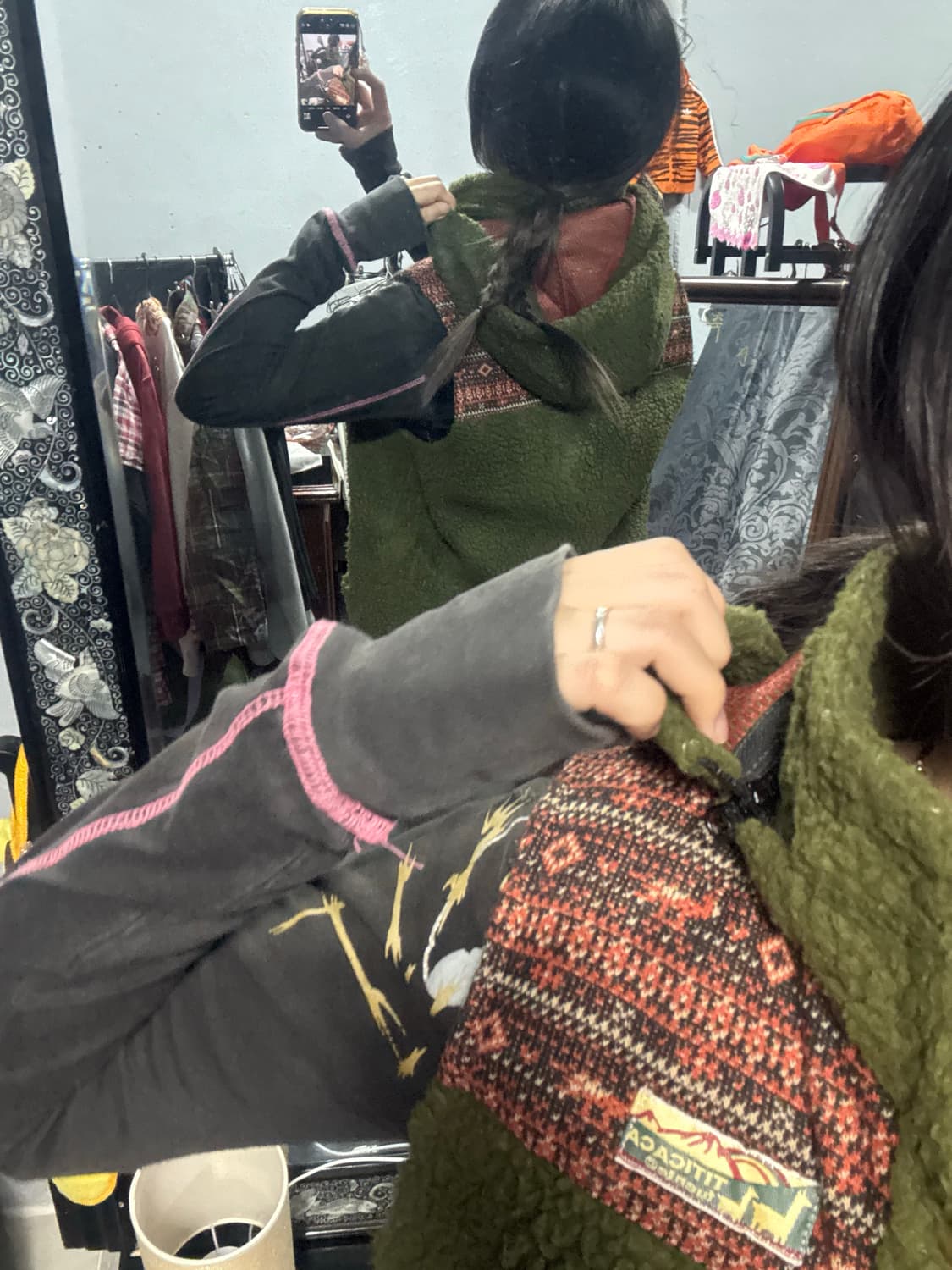 에스닉 페어아일 양털 조끼 상품이미지5