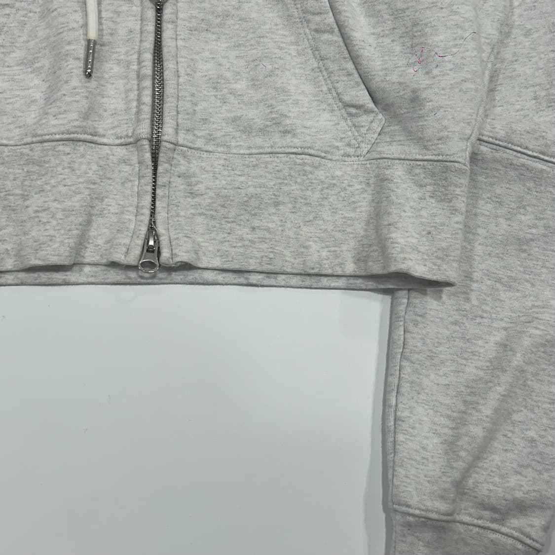 마리떼 프랑소와저버 크롭2-way 멜란지 후드집업 상품이미지6