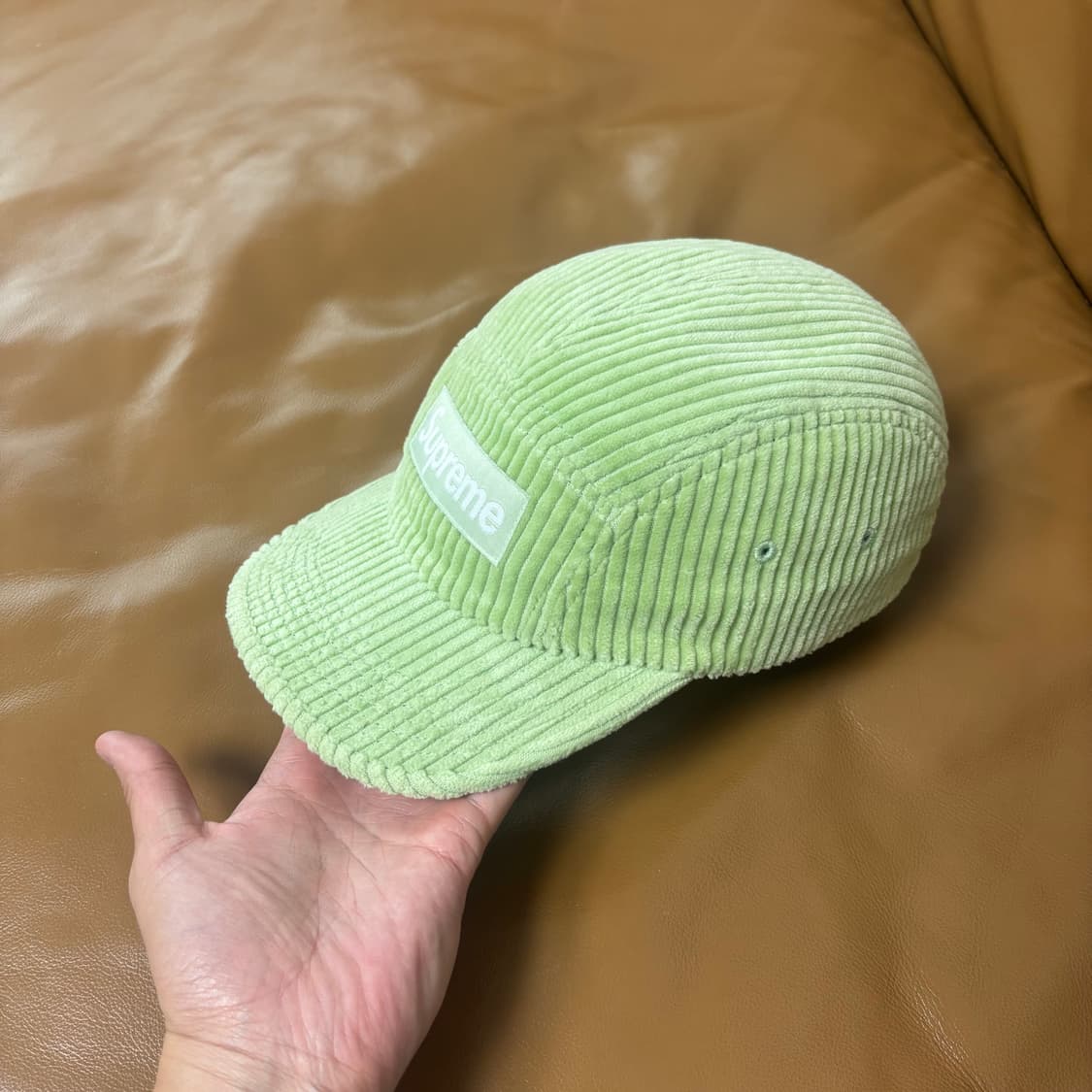 Supreme 슈프림 코듀로이 민트 캠프캡 모자 Corduroy Mint 상품이미지4