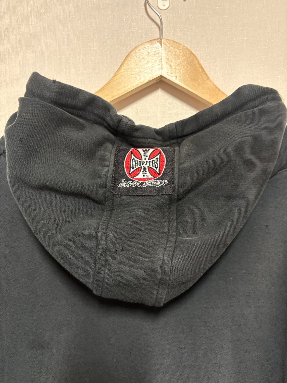 [XL-XXL] 90's West Coast Choppers 후드 블랙 상품이미지4