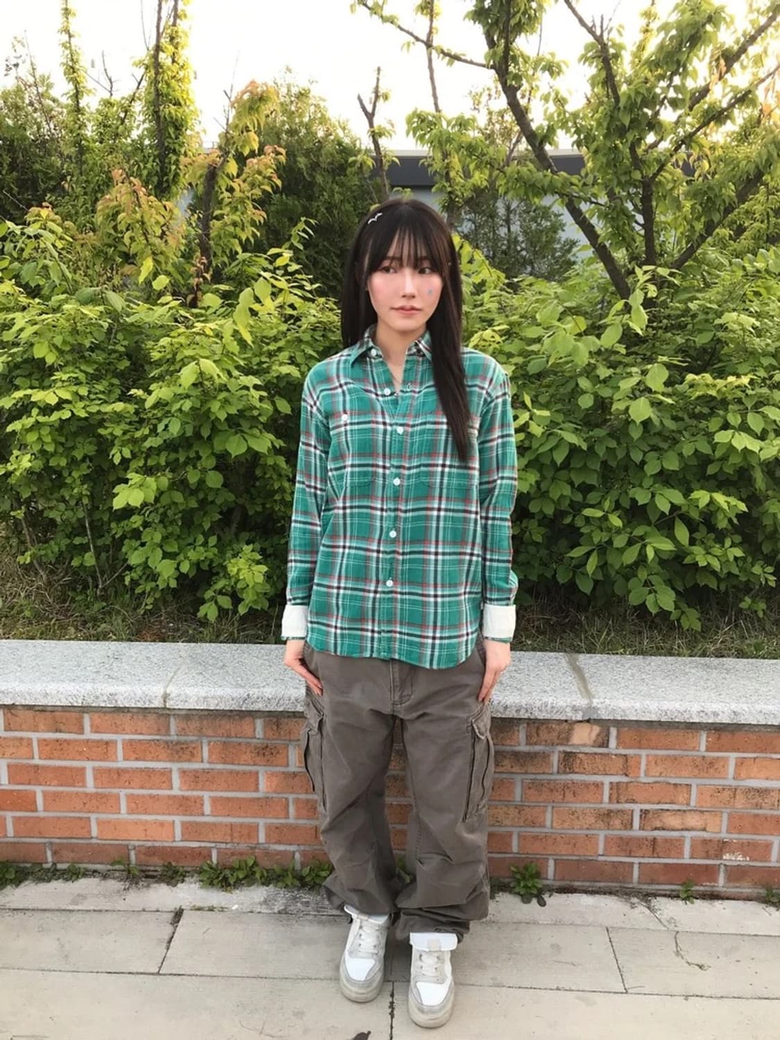 Journal Standard Mint Plaid Shirt 상품이미지1