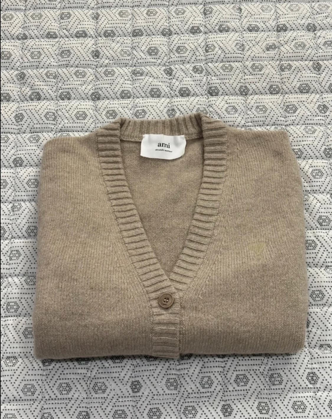 아미 AMI 97% 캐시미어 가디건 ~55 오버핏 상품이미지3
