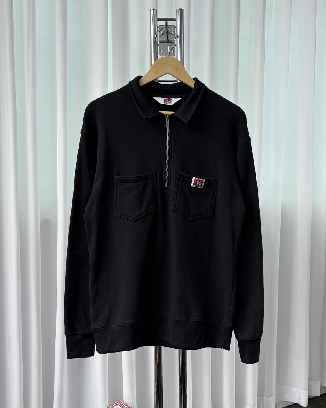 [L]벤 데이비스 하프집업 스웻 셔츠 맨투맨 상품이미지2