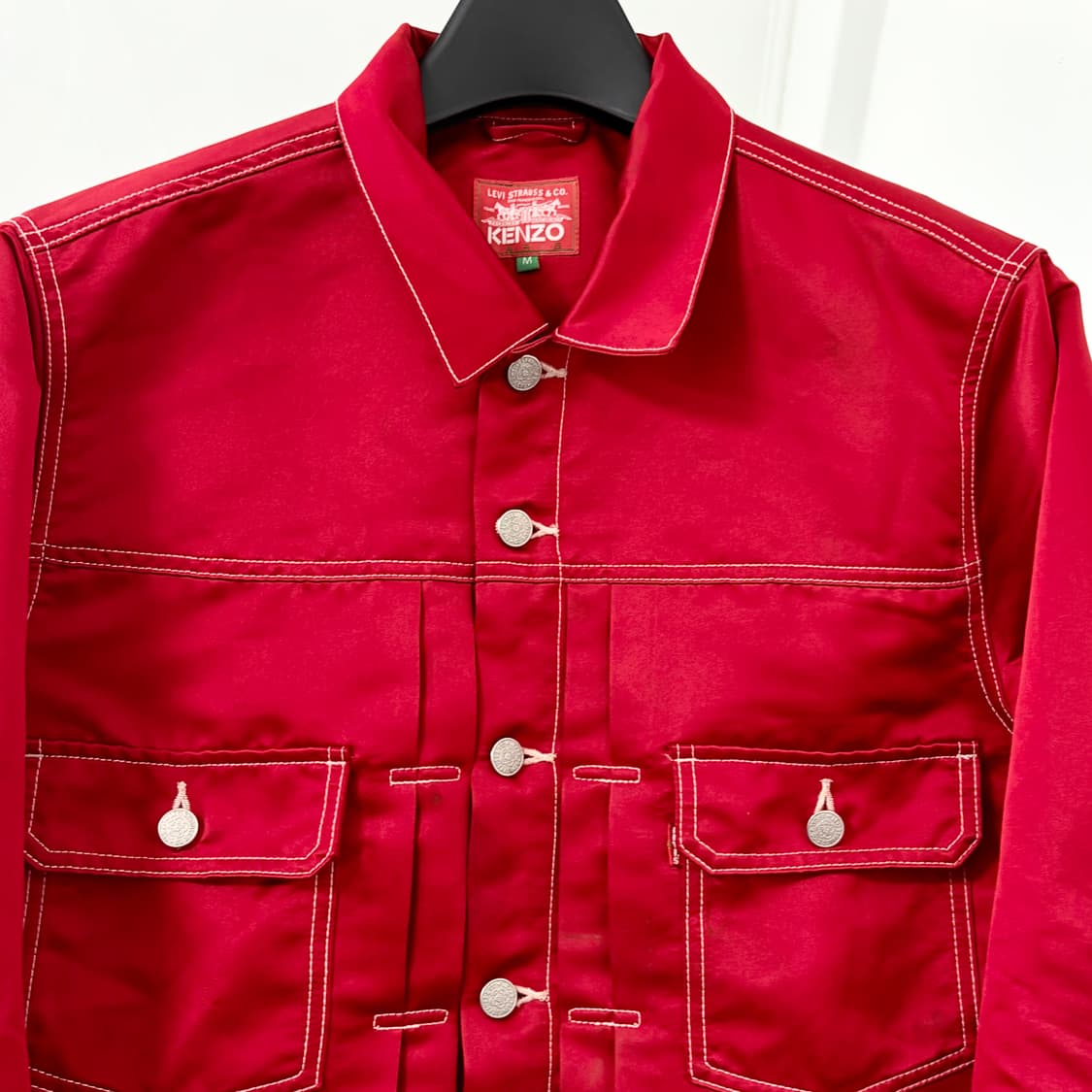 리바이스 X 겐조 타입2 사틴 트러커 자켓 상품이미지8