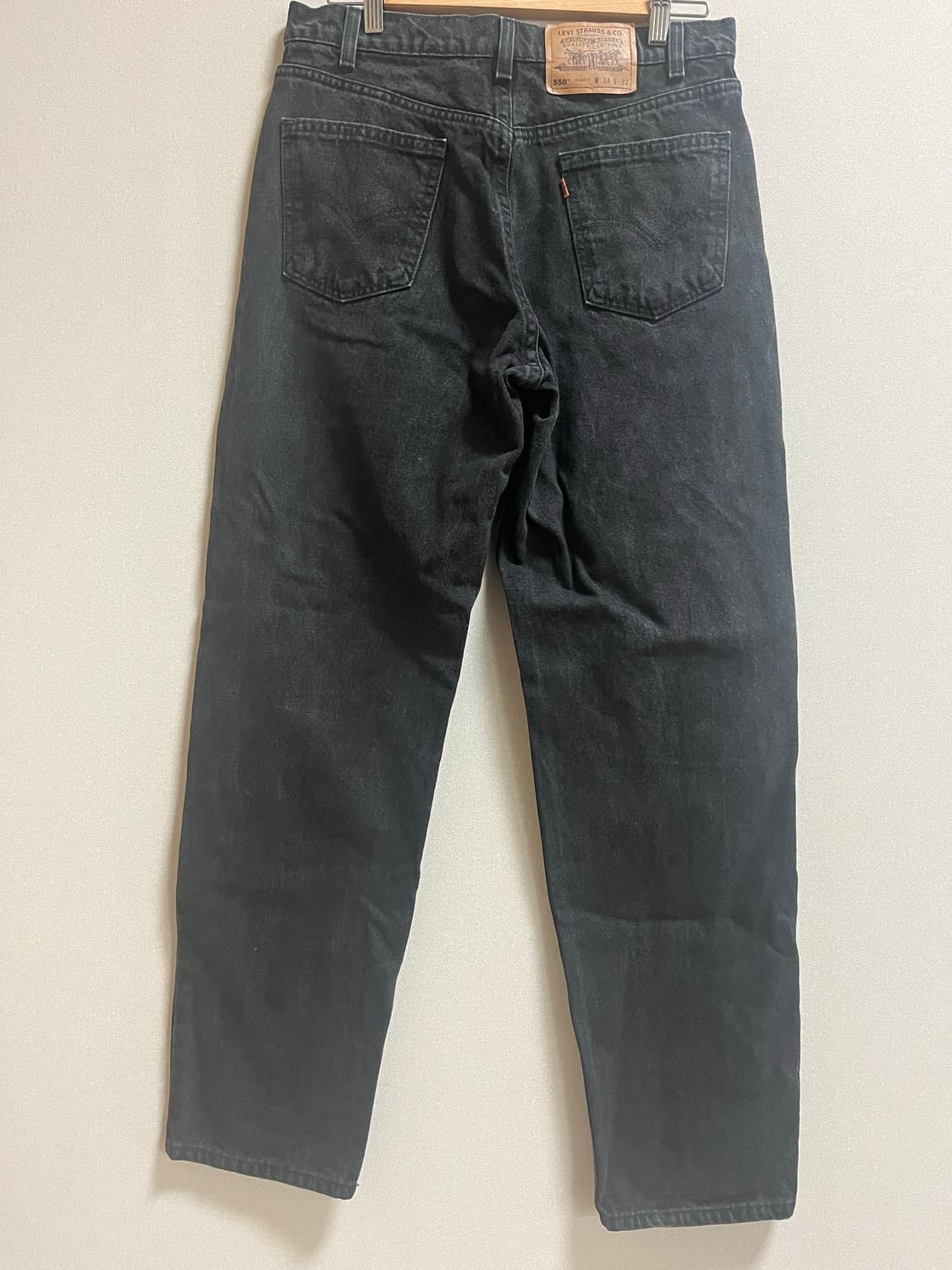 리바이스 오렌지탭 made in usa 90s 550 흑청 상품이미지2