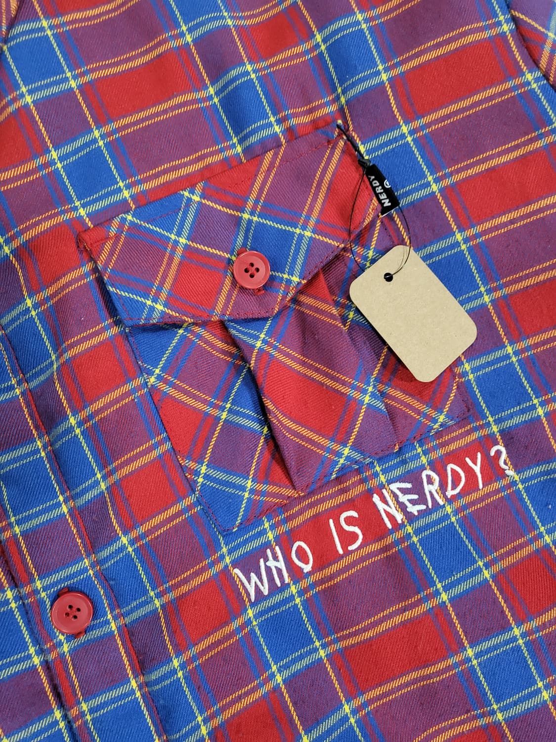 널디 체크무늬 셔츠자켓  상품이미지7