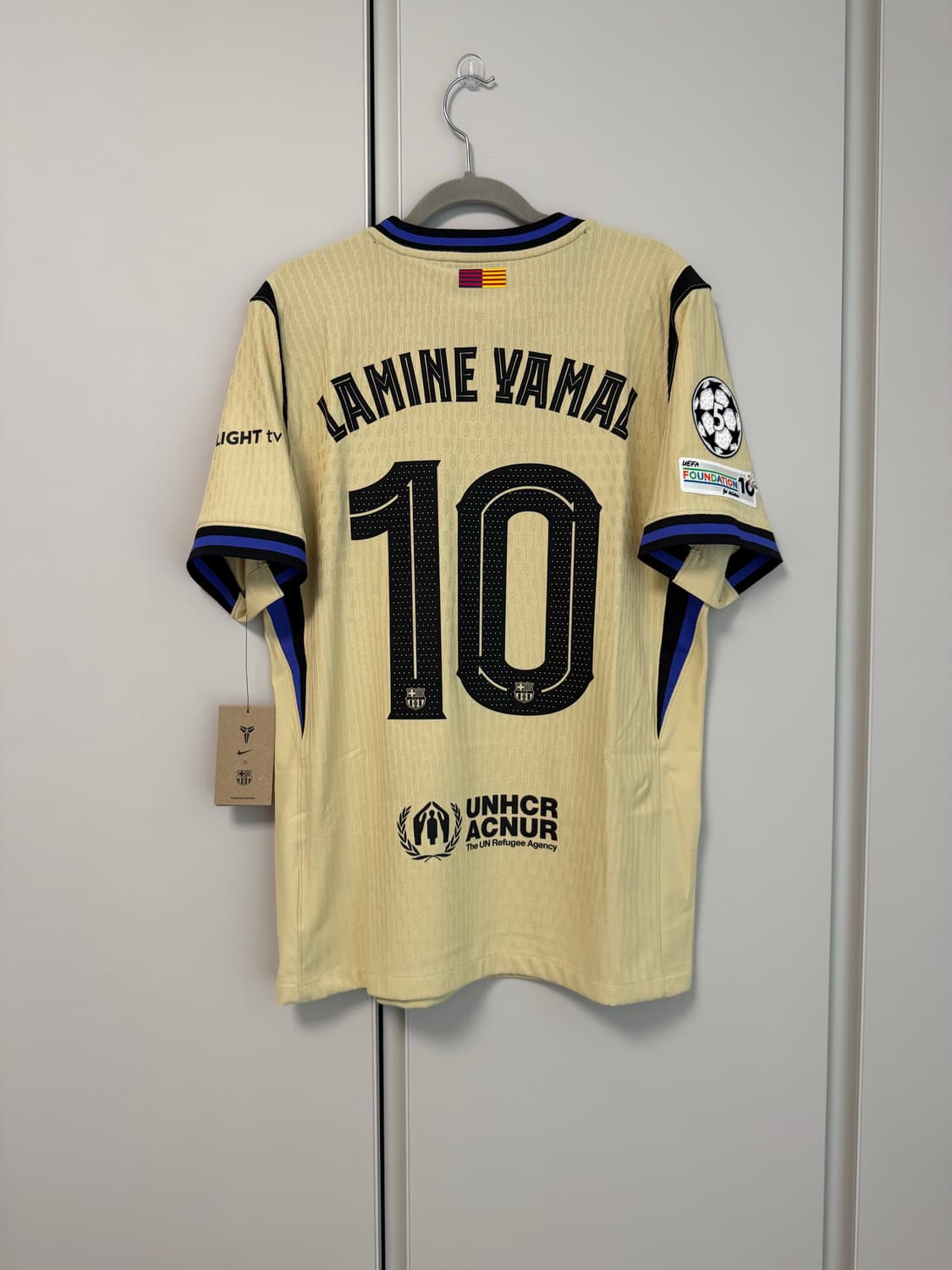 25-26 바르셀로나 어웨이 어센틱 해외M 라민 야말 판매 상품이미지1