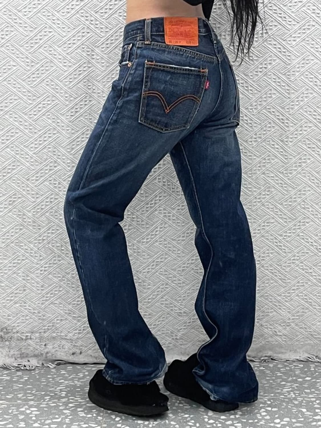 리바이스 523 빈티지 레트로 오렌지패치 데님팬츠 30인치 C09284 상품이미지1