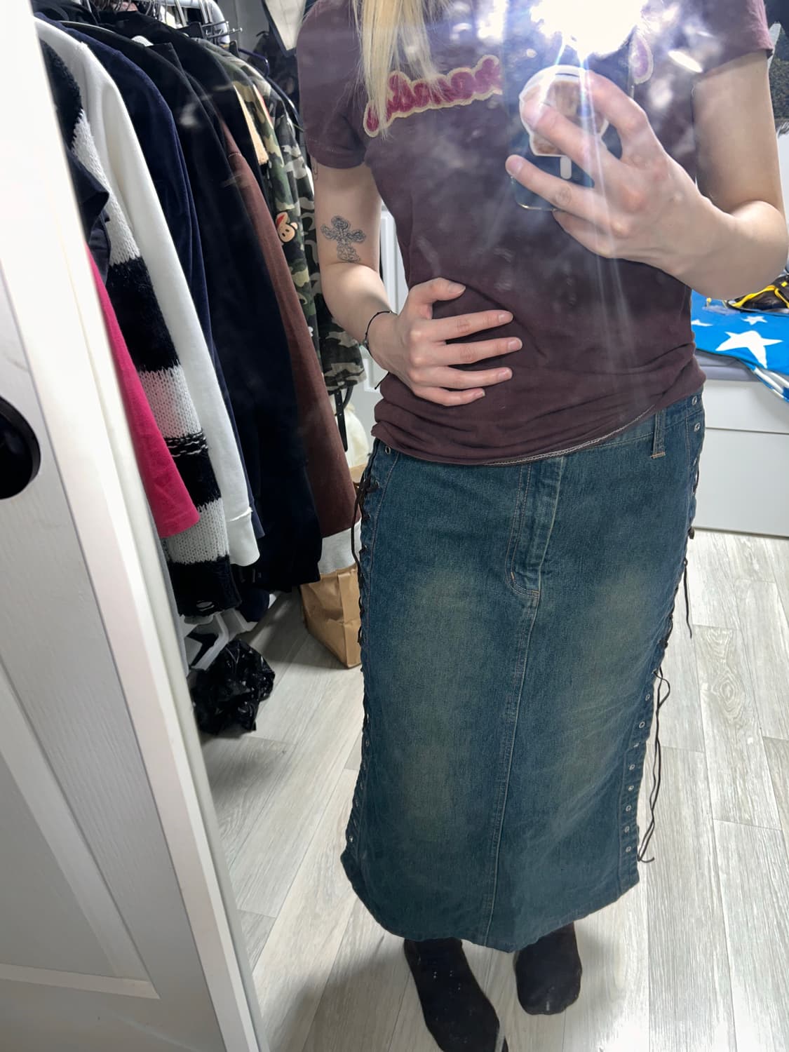 빈티지 아일렛스커트 상품이미지4