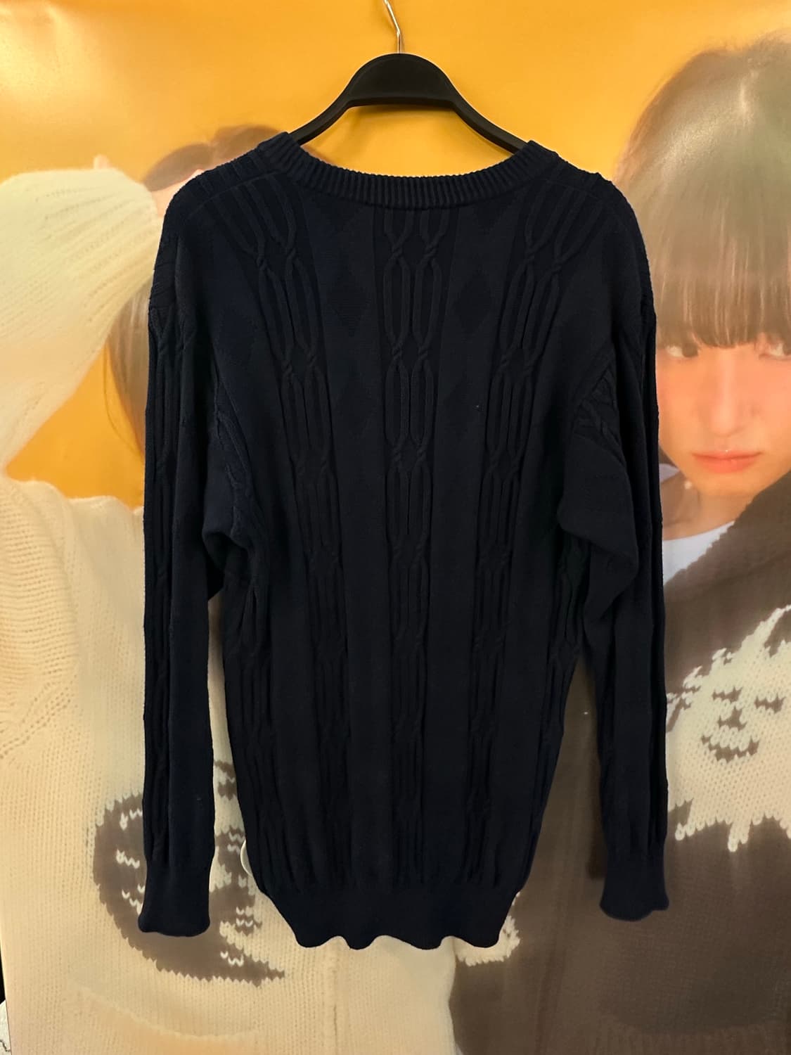 BURBERRY 버버리 네이비 케이블니트 상품이미지4