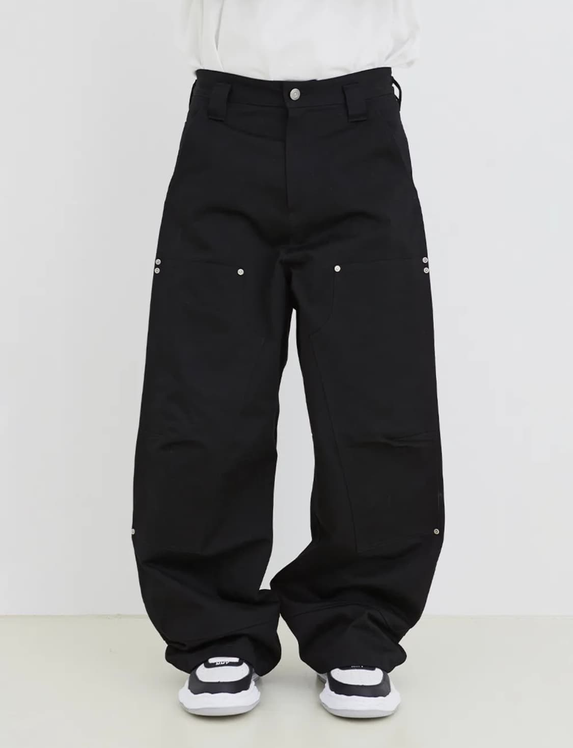 IEY 이에이 NU-MAC CARPENTER PANTS Black (M) 상품이미지1
