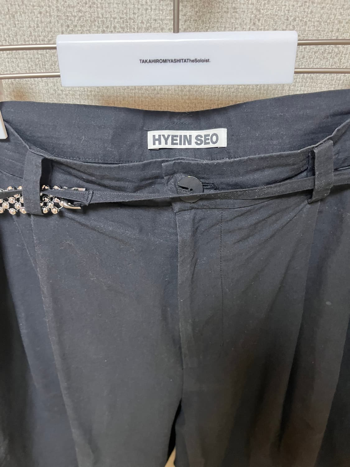 혜인서 벨트 와이드 팬츠 상품이미지5