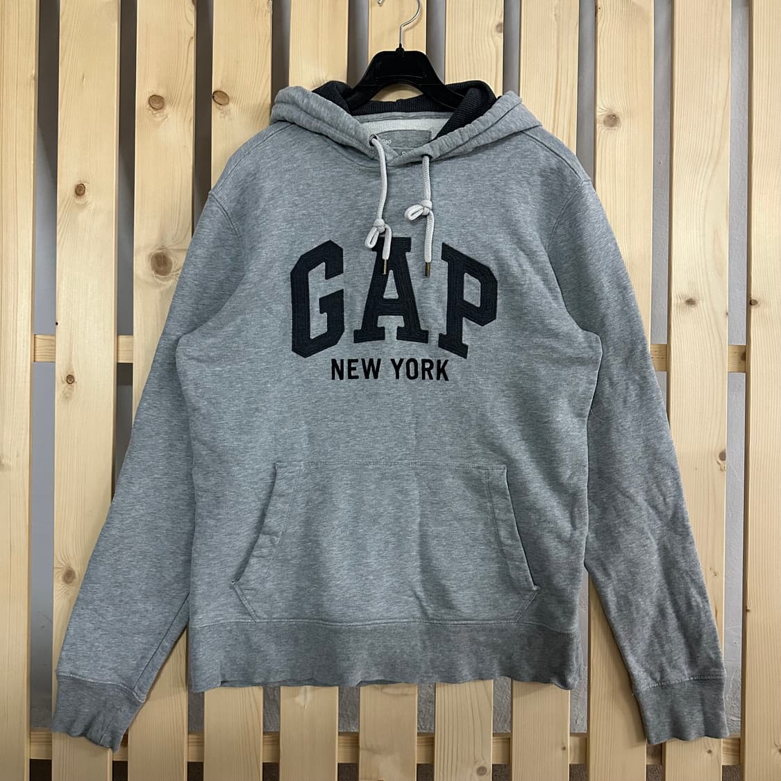 (M) GAP 갭 뉴욕 그레이 후드티 상품이미지2