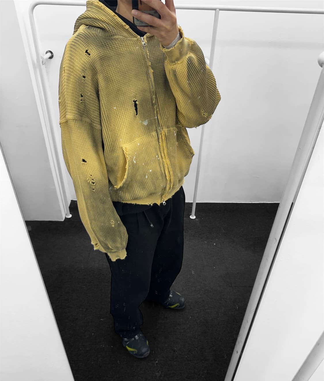 빈티지 와플 후드집업 상품이미지9