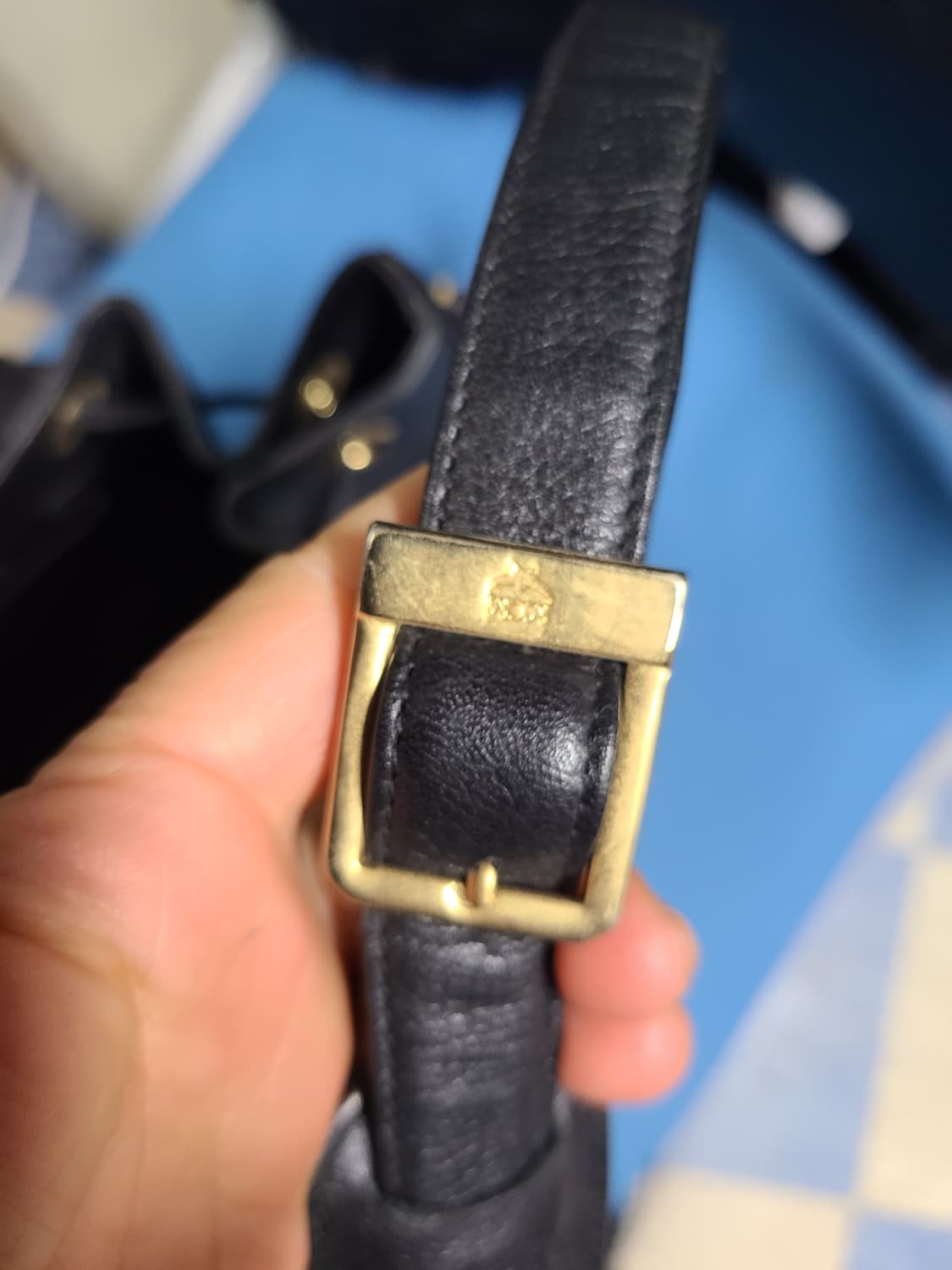 MCM 블랙 가죽 버킷백 상품이미지6