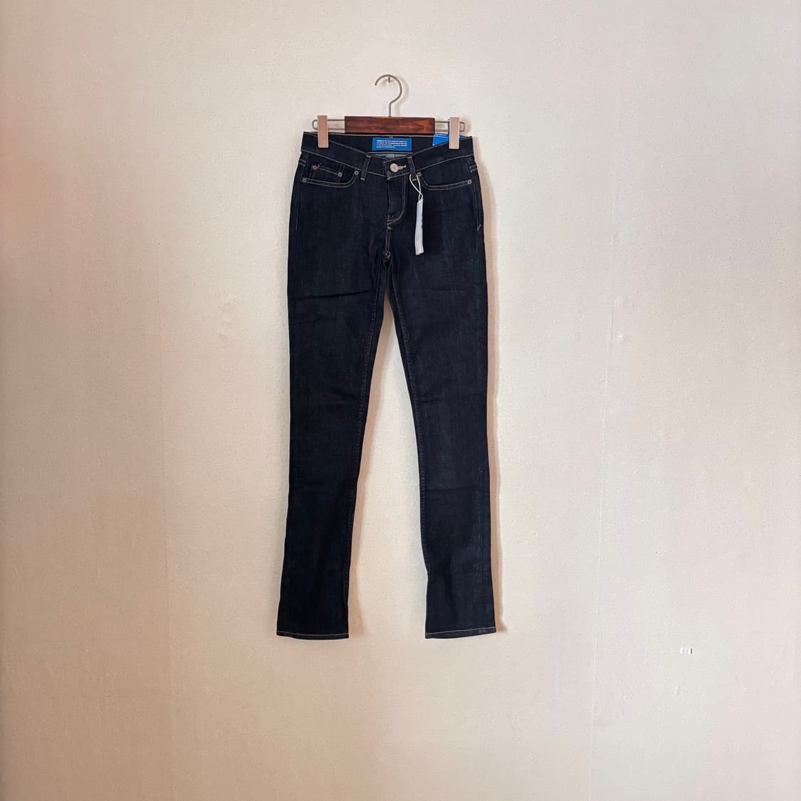 새제품 아디다스 오리지널스 25 스키니진 청바지 스판 데님 진청 상품이미지1