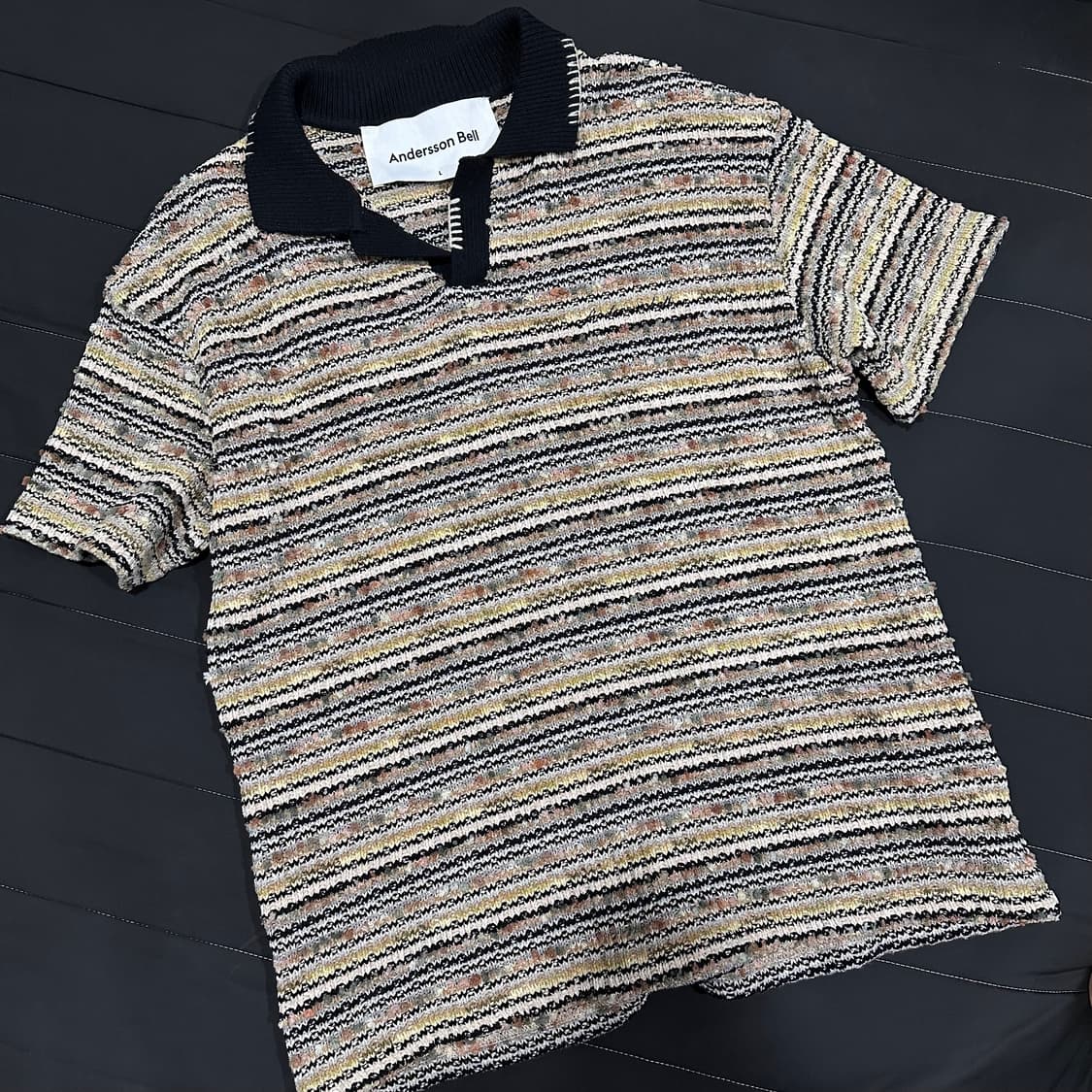 엔더슨벨 부클카라니트반팔-L 상품이미지1