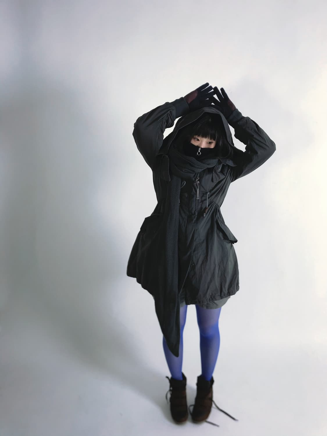 Shirring padded military jumper  상품이미지5