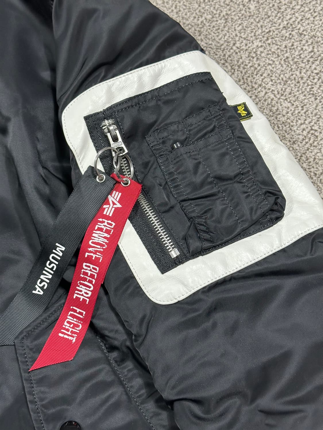 알파인더스트리x무신사 ma1 항공점퍼자켓 M 상품이미지4