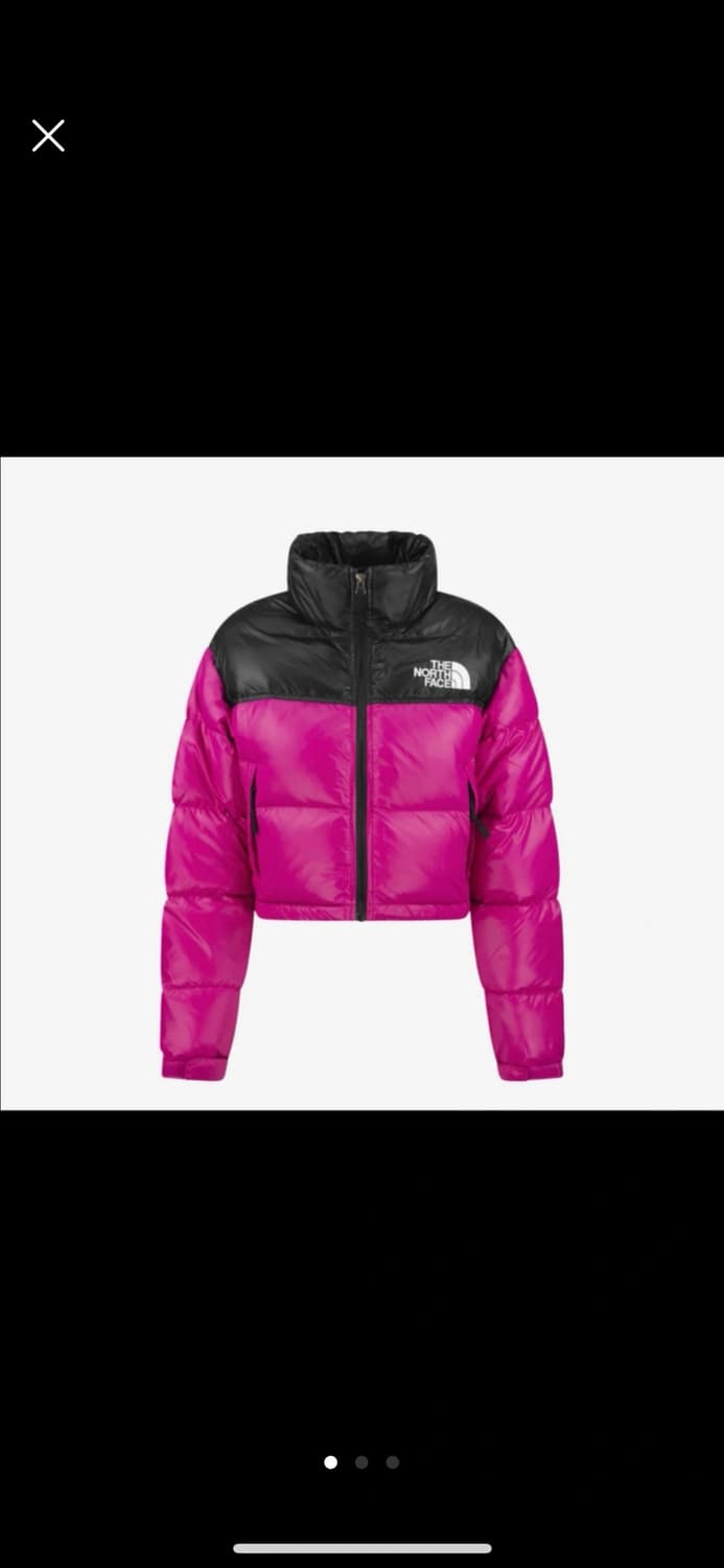 노스페이스 눕시 크롭 푸시아핑크 s 상품이미지1