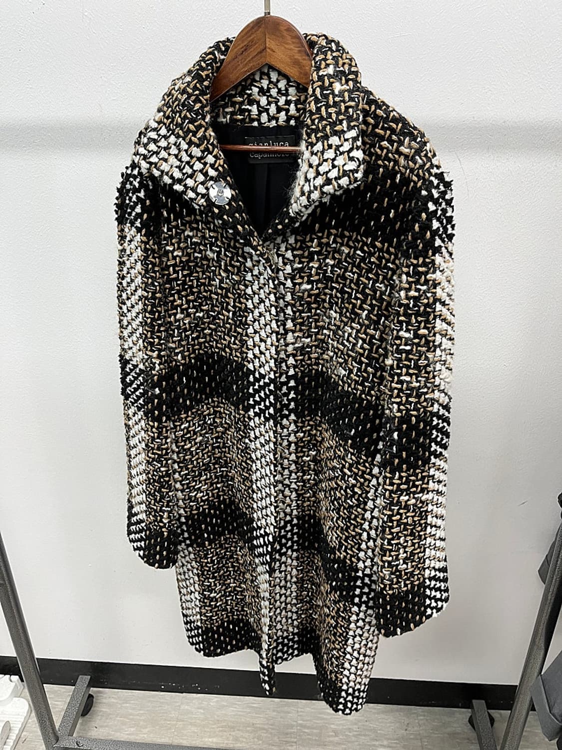 여) 지안루카 카페놀로 트위드 니트코트  상품이미지1