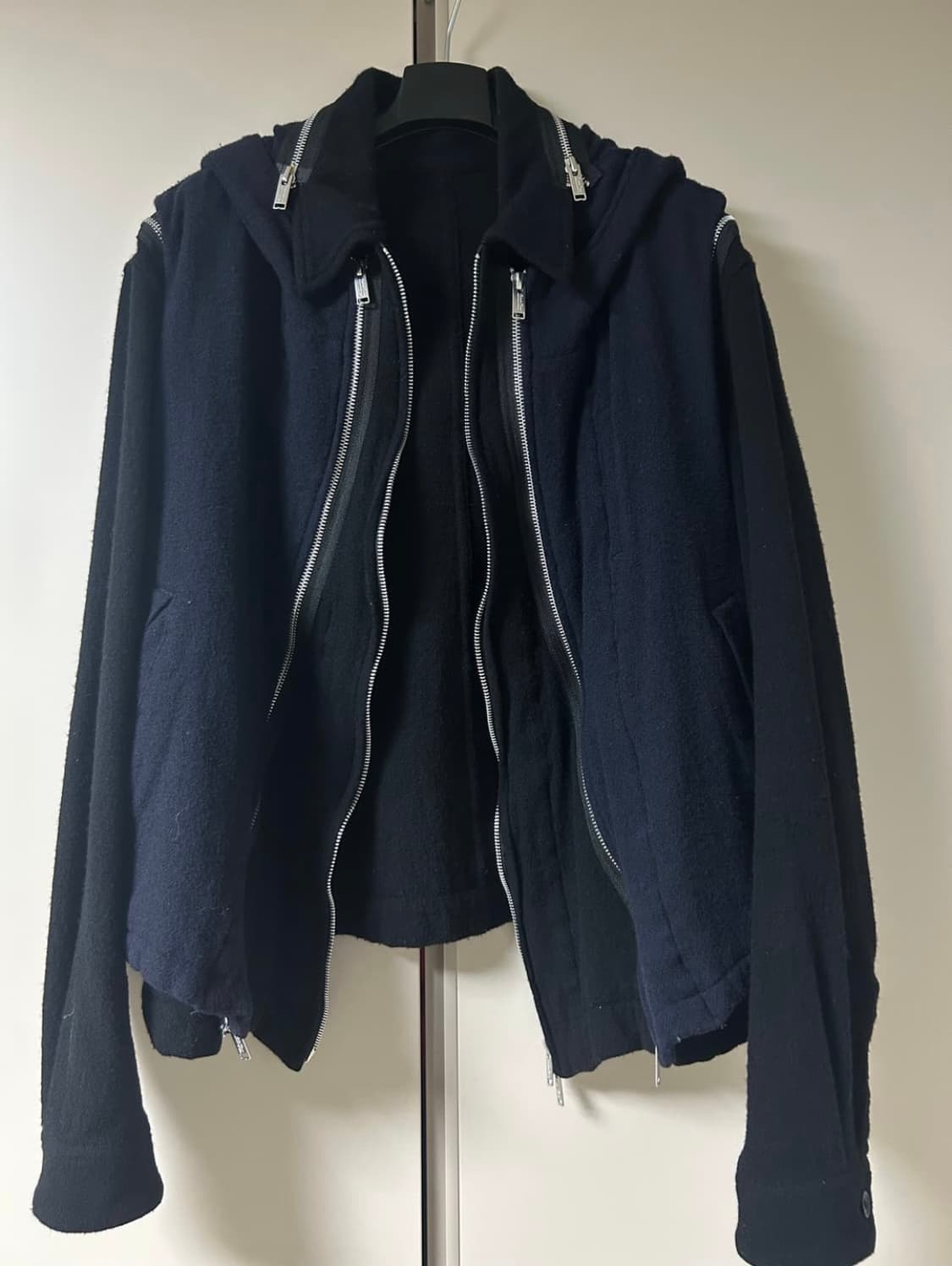 언더커버 21aw 축융 멀티지퍼 도킹 자켓 상품이미지1