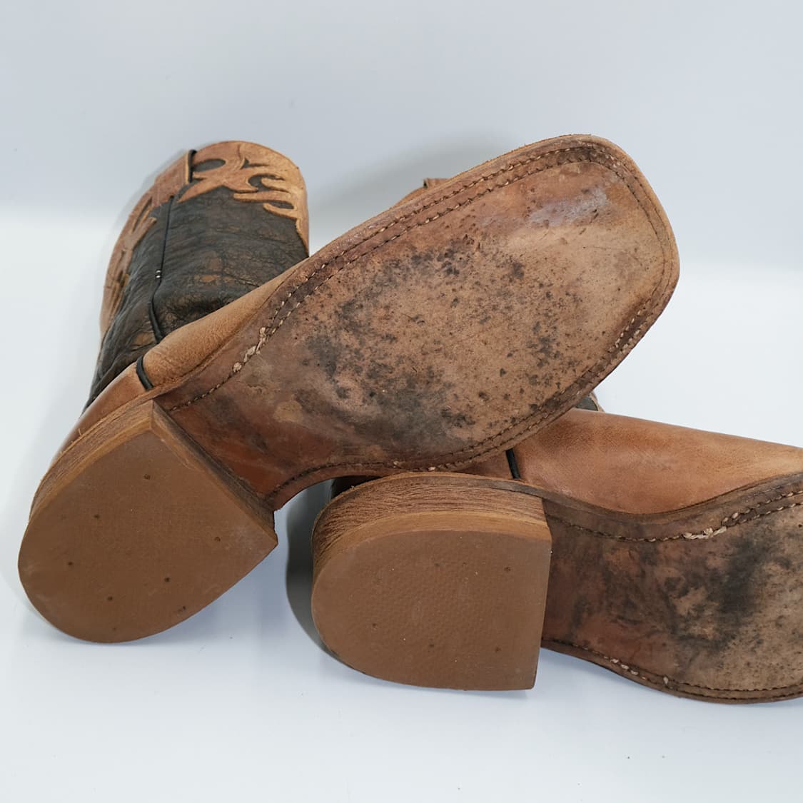 빈티지 저스틴 스퀘어토 웨스턴 부츠 7.5B(255)사이즈 BT25501 상품이미지10