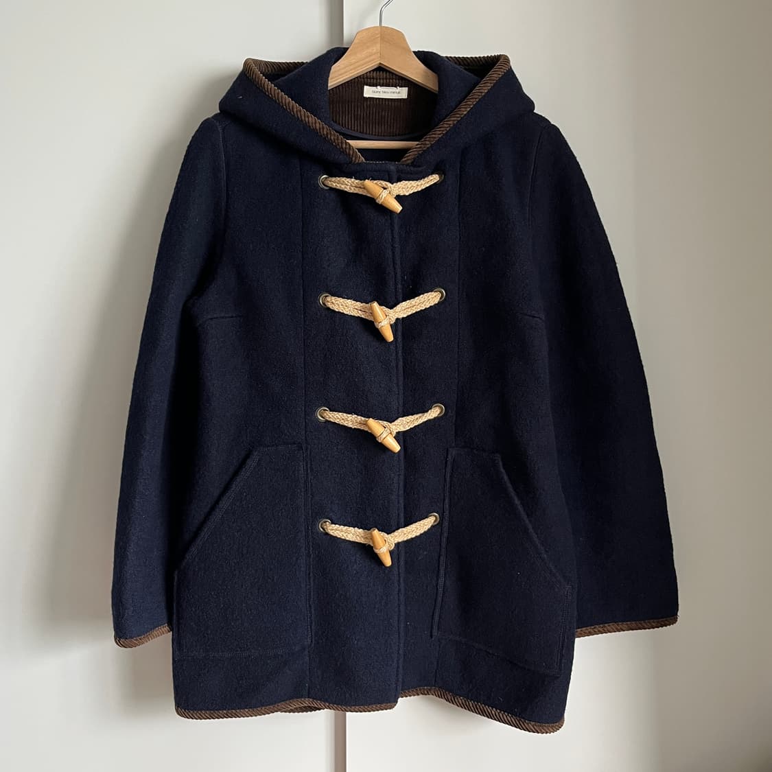 BLANC BLEU MINUIT wool 100% Duffle coat 상품이미지2