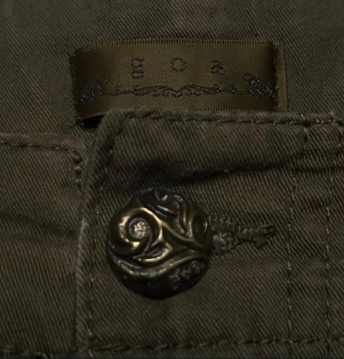 “G.O.A” real fur cargo pants 상품이미지4