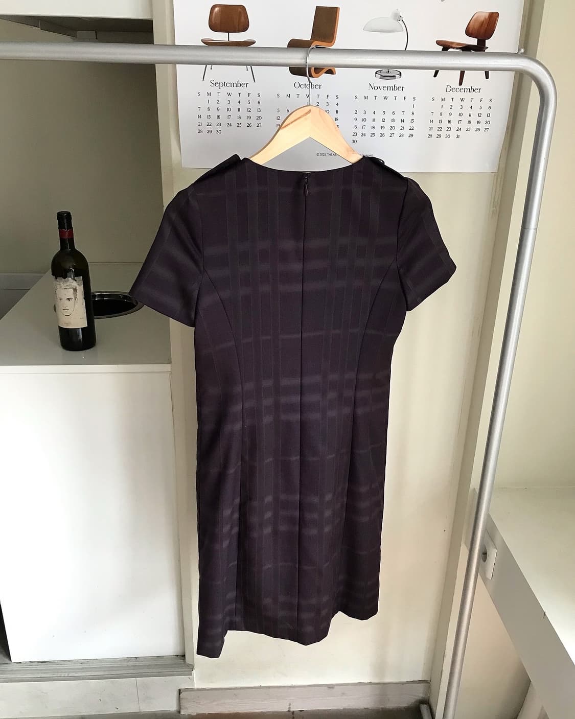 버버리 미니멀 체크 원피스 상품이미지4