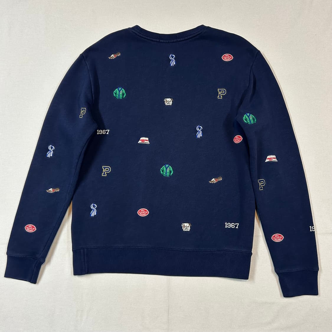 M) 폴로 랄프로렌 네이비 엠브로이드 자수 맨투맨 상품이미지5