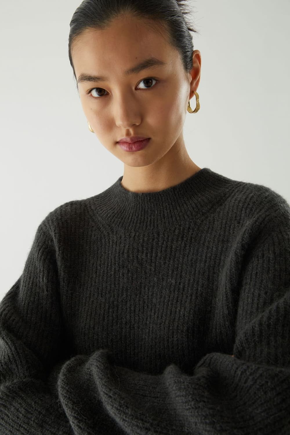 COS 여성 울 알파카 혼방 니트 상품이미지5