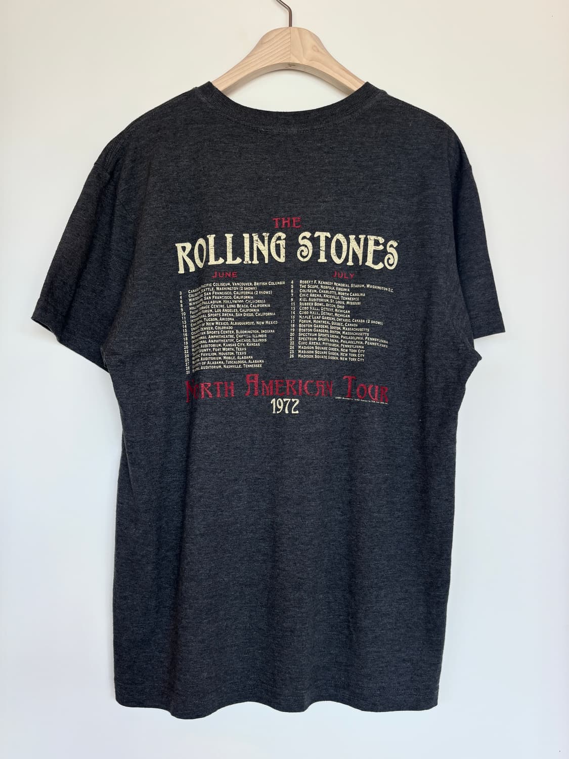 The Rolling Stones 1972 US Tour Tee 상품이미지2