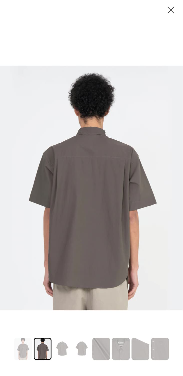 [3] 브라운야드 하프 셔츠 다크 브라운 / 반팔 상품이미지6