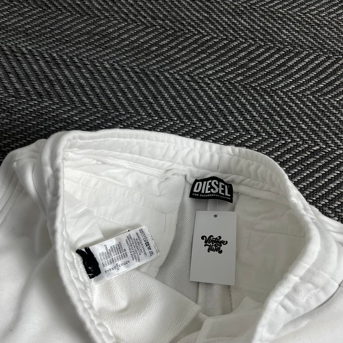 디젤 아치로고 스웻 하프 팬츠o 3037 상품이미지4