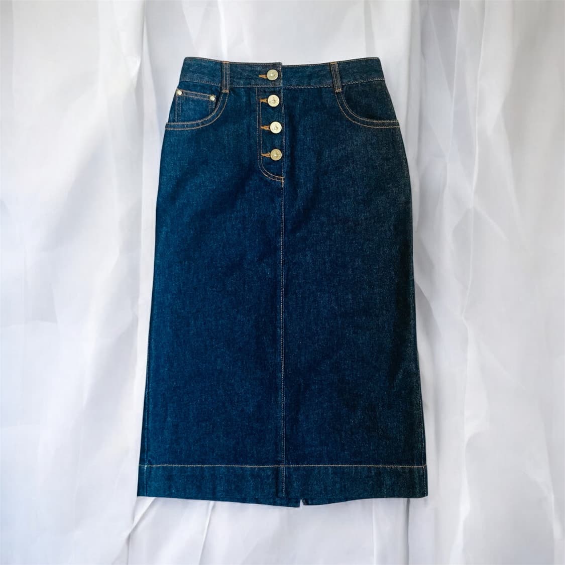 Vivienne Westwood 비비안 웨스트우드 데님 롱 스커트 상품이미지4