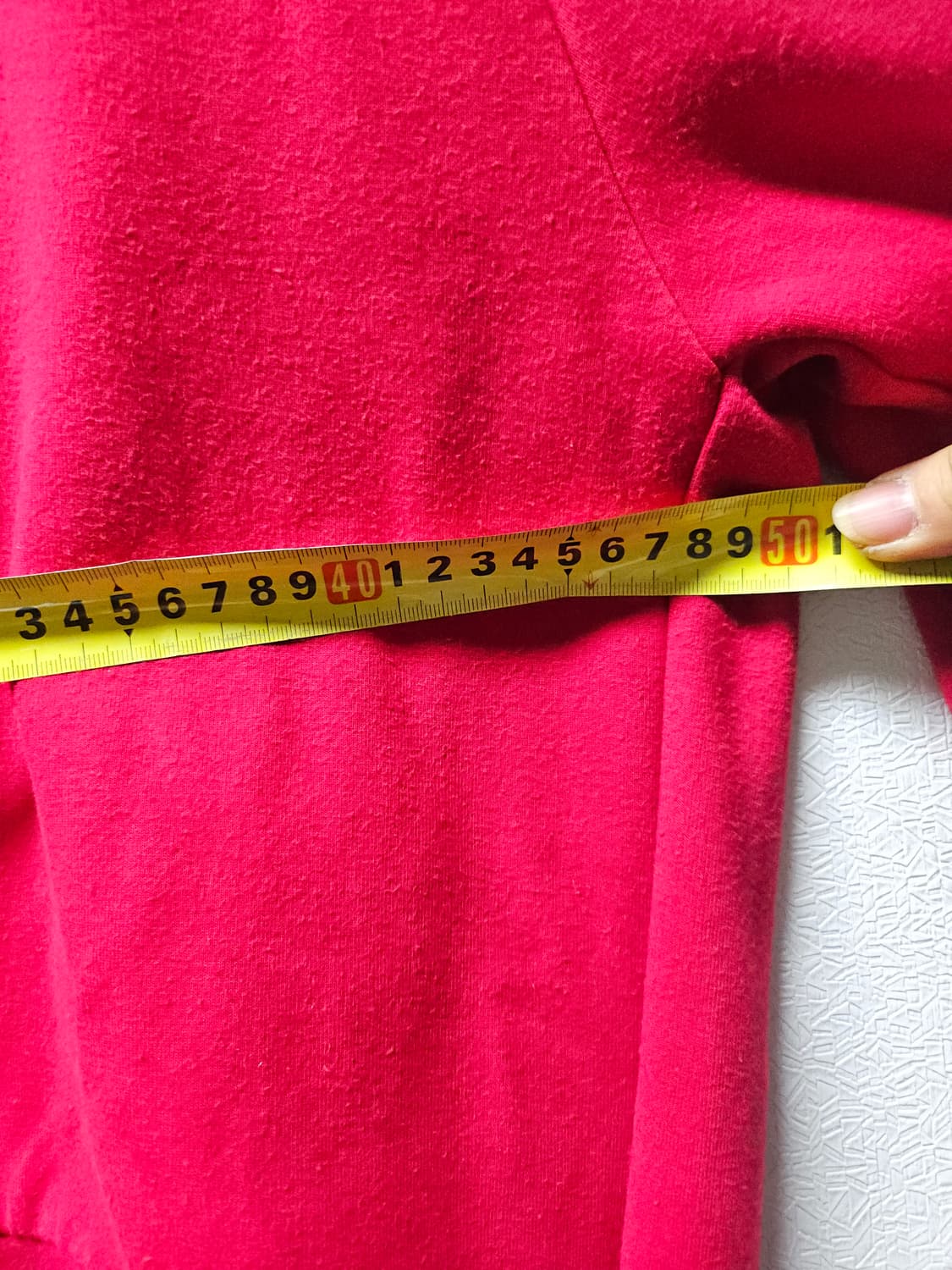 데상트 빨간색 맨투맨 티셔츠 100 상품이미지5