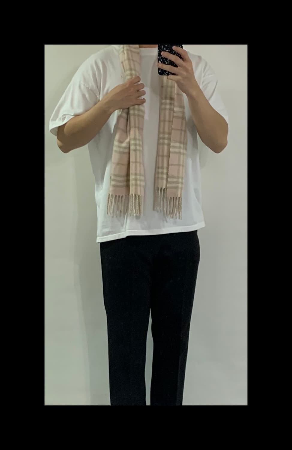 버버리 신형 캐시미어 노바체크 머플러(정품) 상품이미지2
