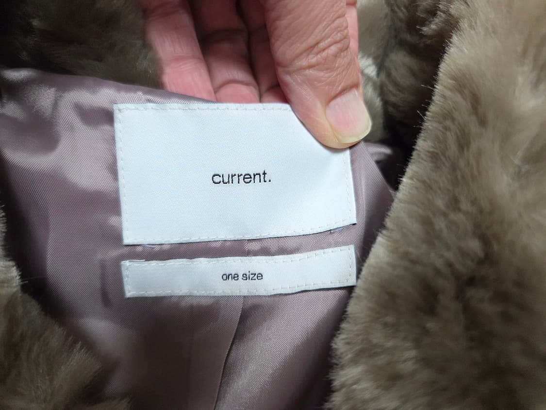 커렌트(CURRENT) 퍼 크롭자켓 프리사이즈 상품이미지7