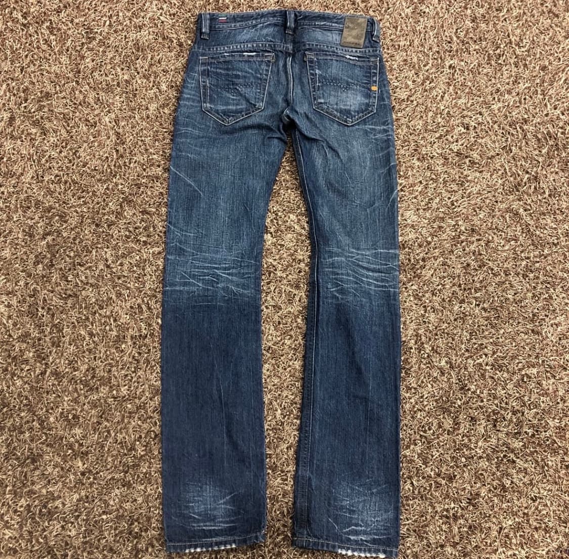 디젤 Thavar 워싱 디스트로이드 슬림 스키니진 데님 팬츠 상품이미지2