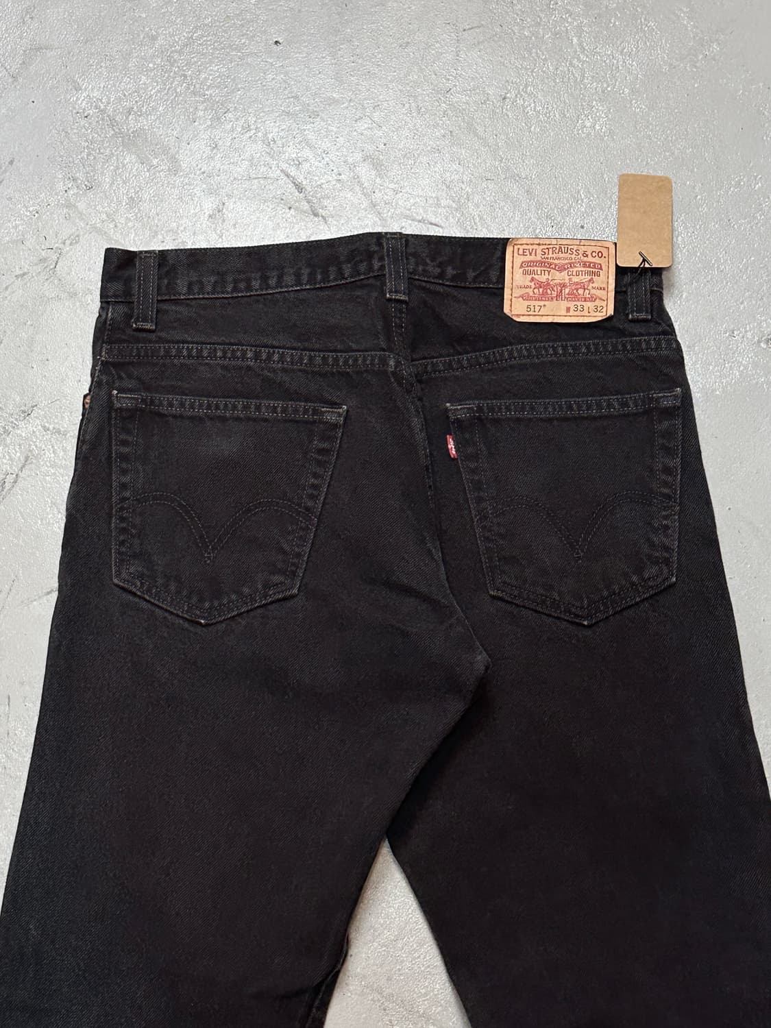 00's 리바이스 517 블랙 부츠컷 플레어진 상품이미지6