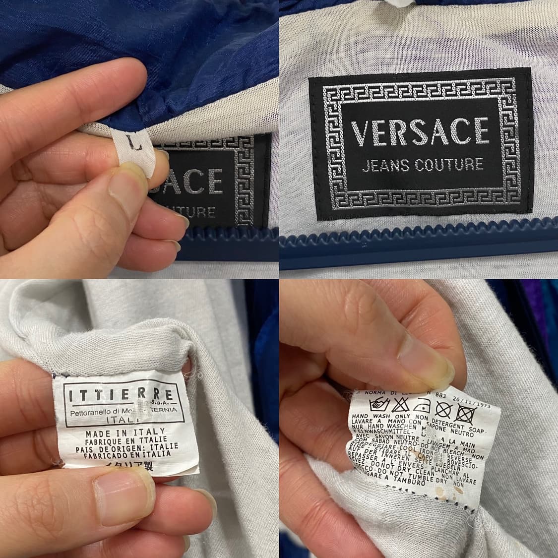 베르사체 진스 꾸띄르 올드스쿨 바람막이 자켓 상품이미지9