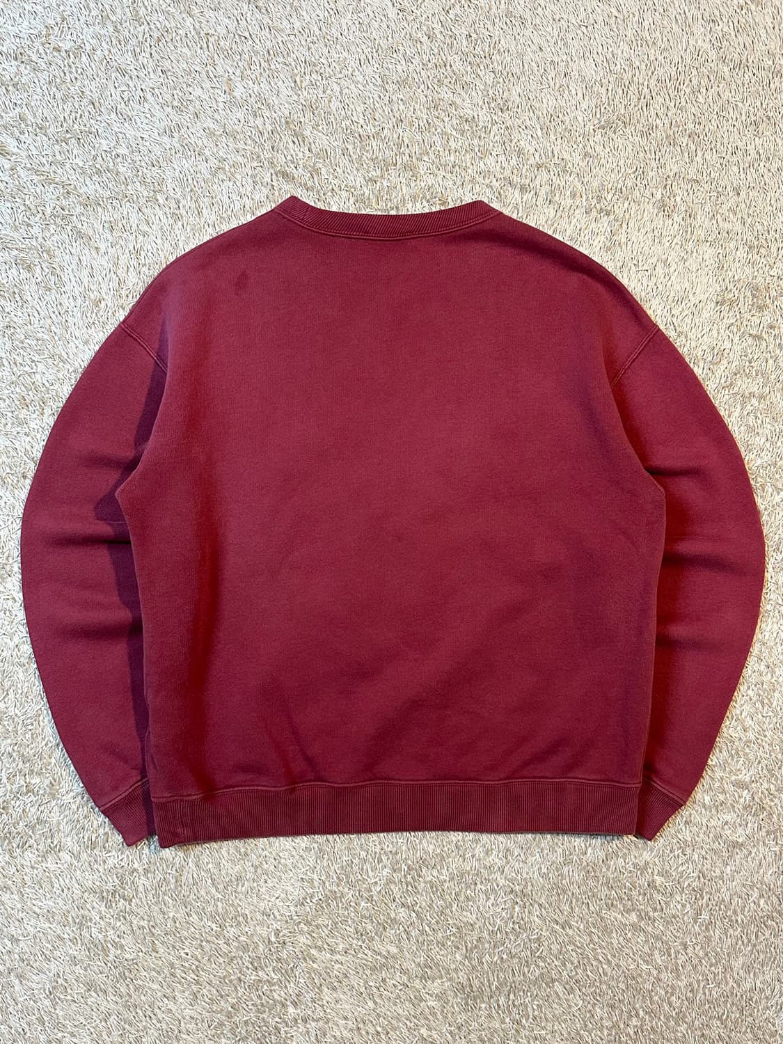 폴로 랄프로렌 신형 QR RL 로고 맨투맨 버건디 상품이미지3