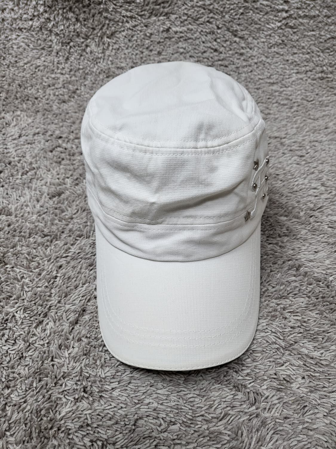 팬텀 화이트 볼캡 모자 새제품급 상품이미지3