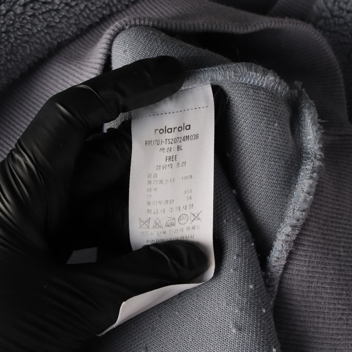 로라로라 양털 뽀글이 맨투맨 F 상품이미지6