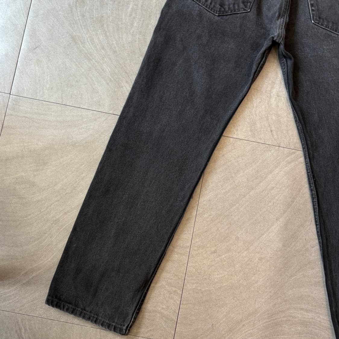 리바이스 정품 505 데님 블랙 팬츠  상품이미지7