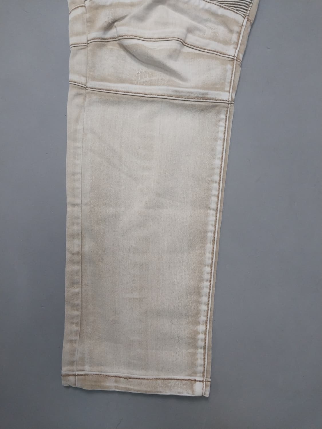 [36] 발망 워싱 베이지 바이커 치노 팬츠 상품이미지3