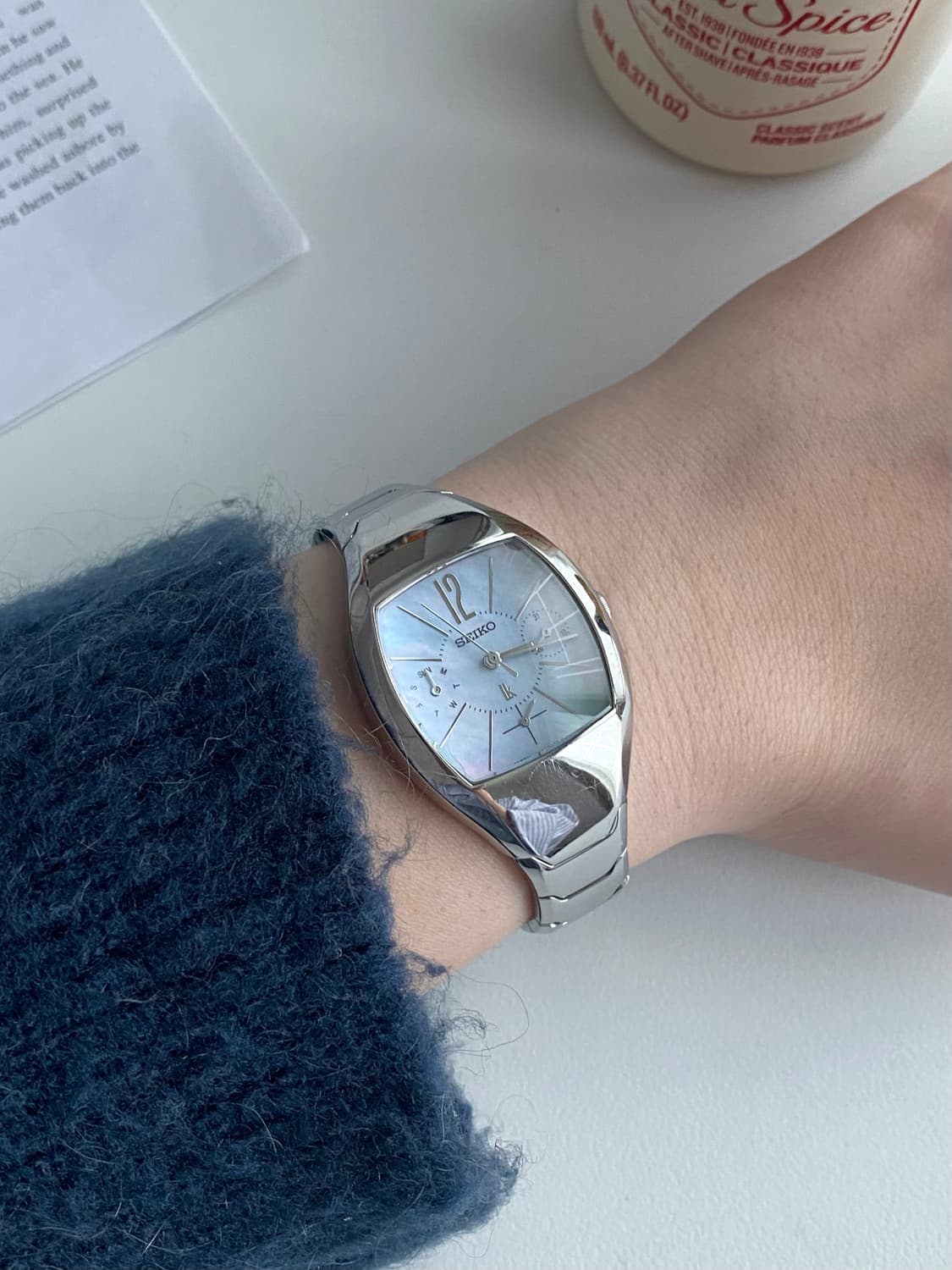 Seiko 세이코 lk 루키아 쉘 실버 사파이어 상품이미지6