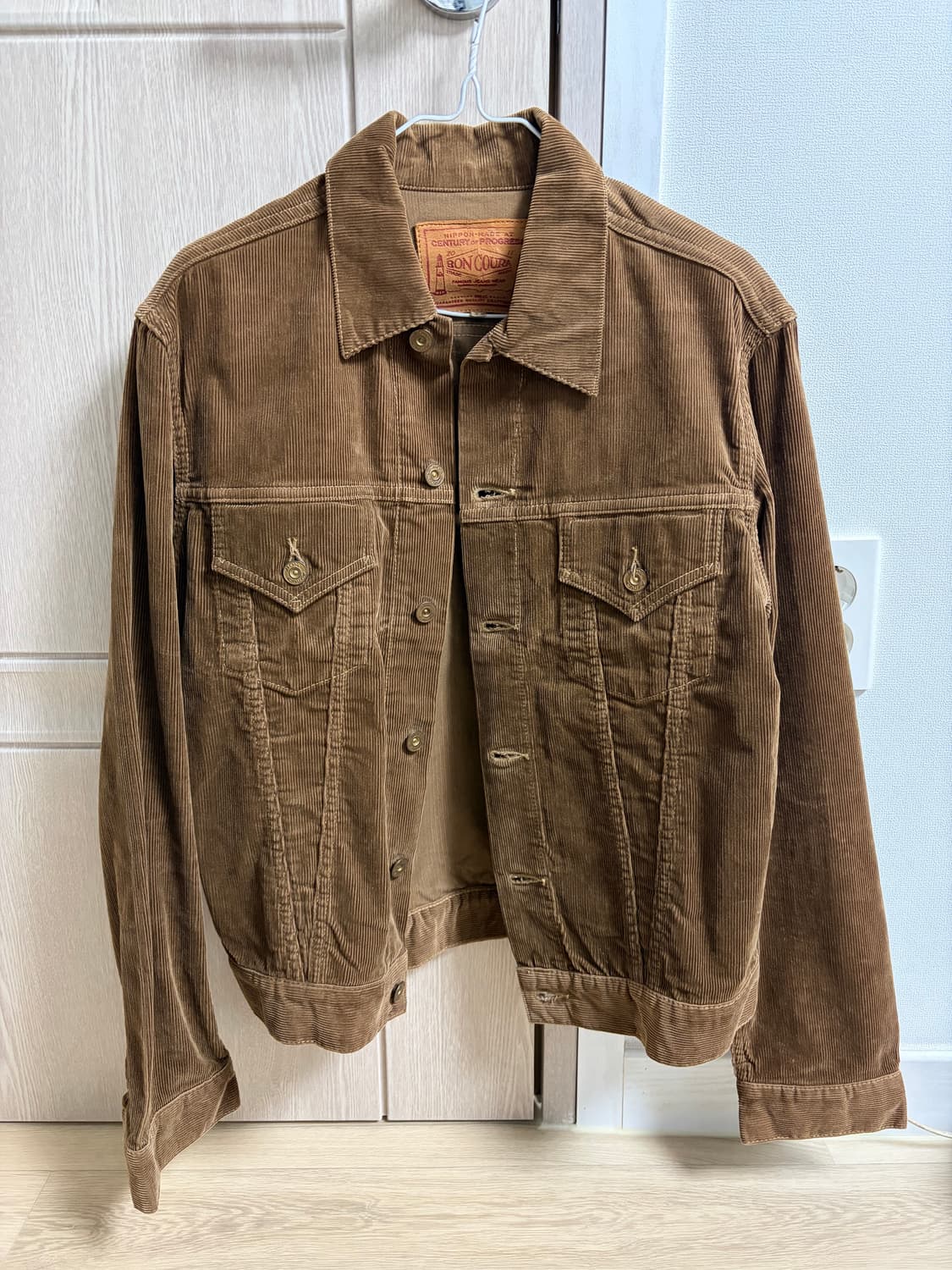 본쿠라 코듀로이 트러커 상품이미지1