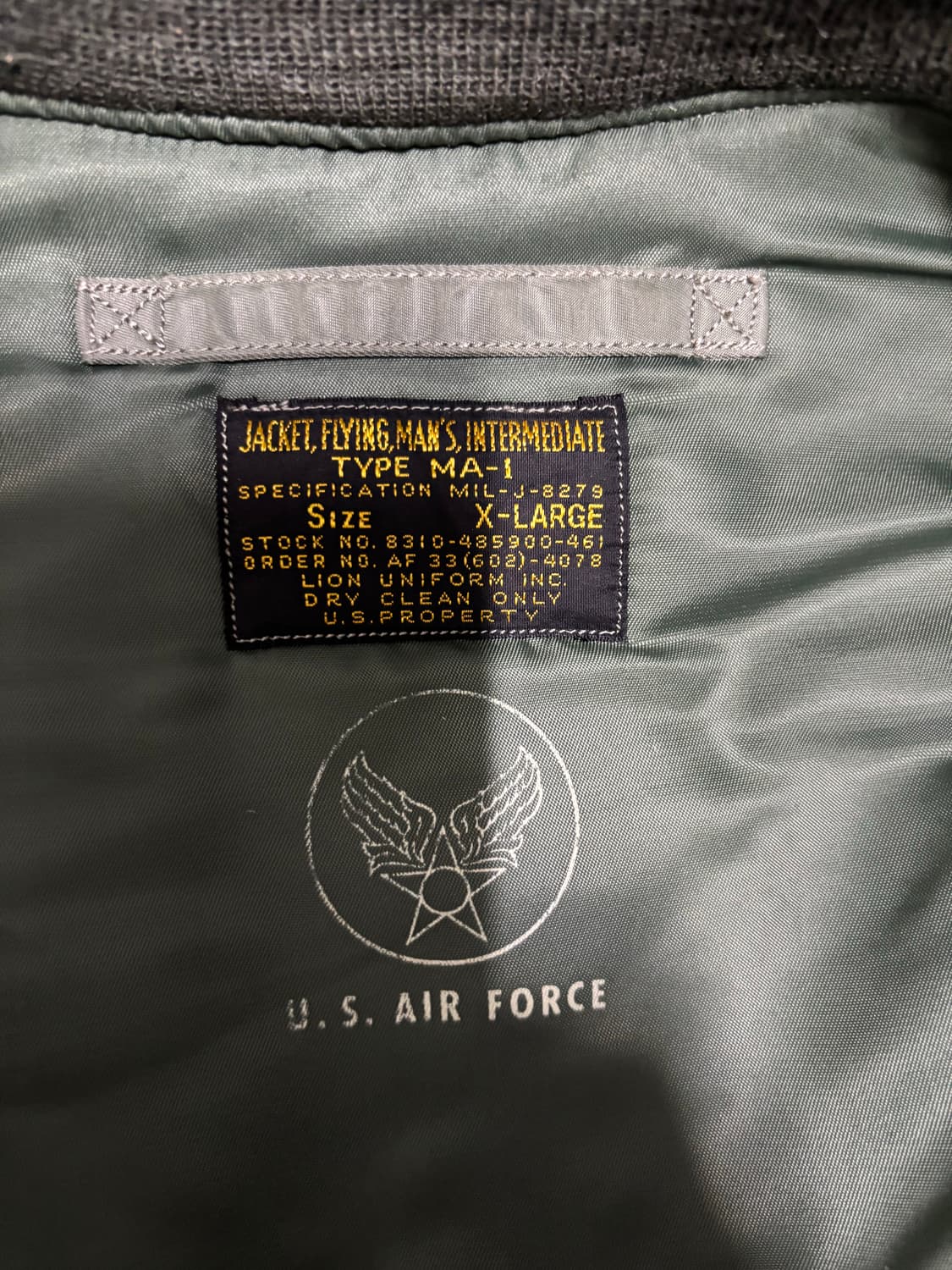 버즈릭슨 MA-1 XL 상품이미지4